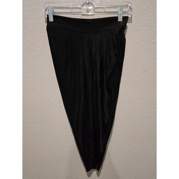 Proenza Schouler Women's Asymmetrical Black Knee Length Skirt Size 2 - Picture 1 of 8